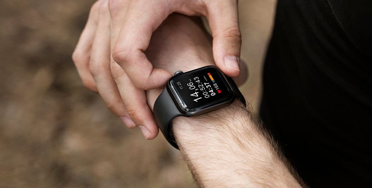 high angle man wearing watch