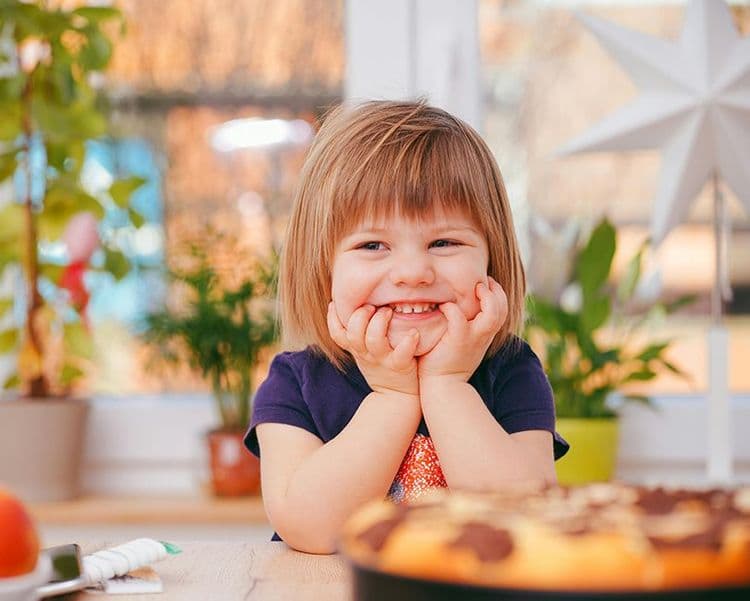 child smiling