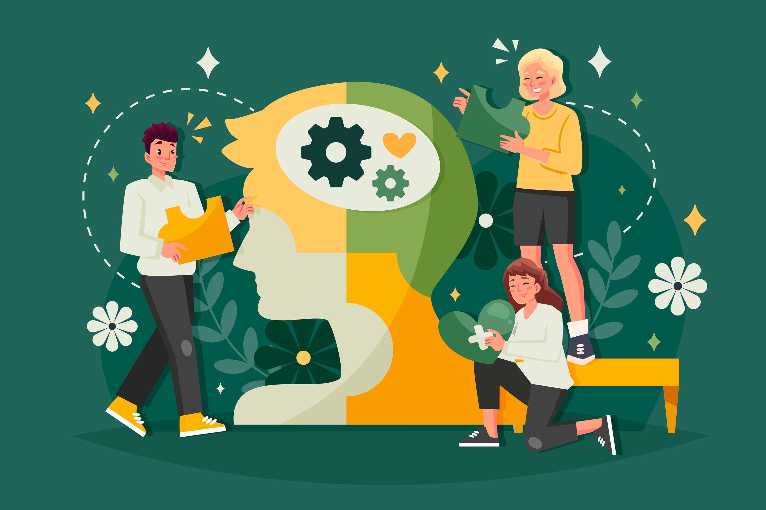 people working for mental health